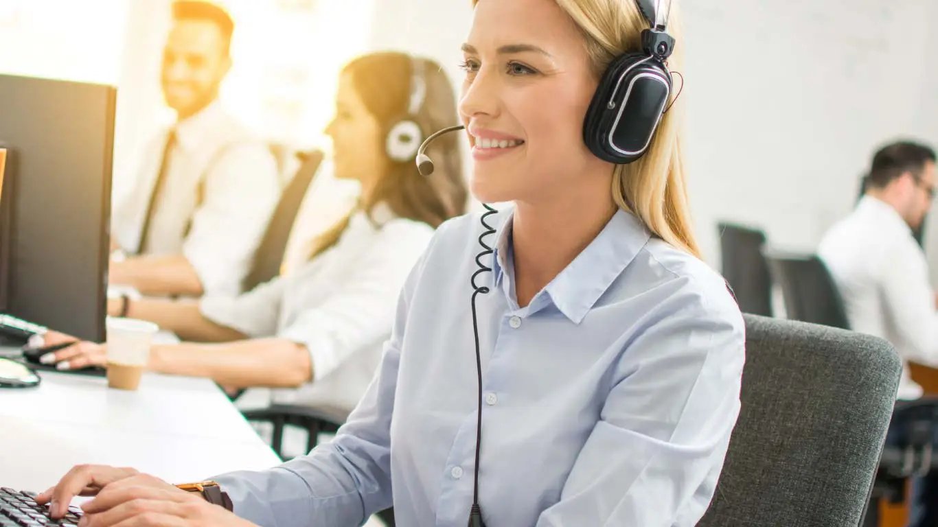 Agent at contact center