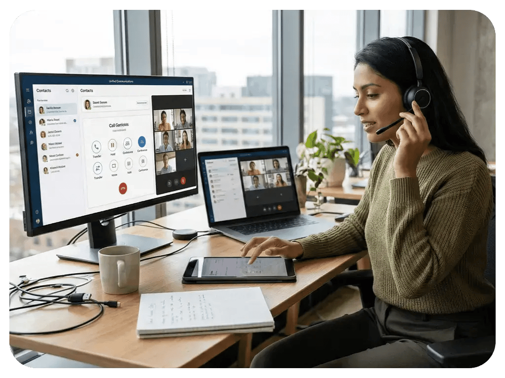 Access advanced calling features
