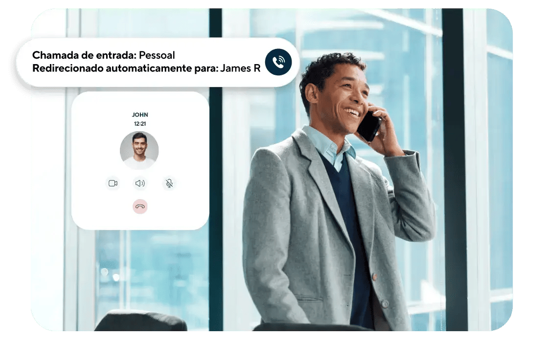 Desvía las llamadas por área de práctica