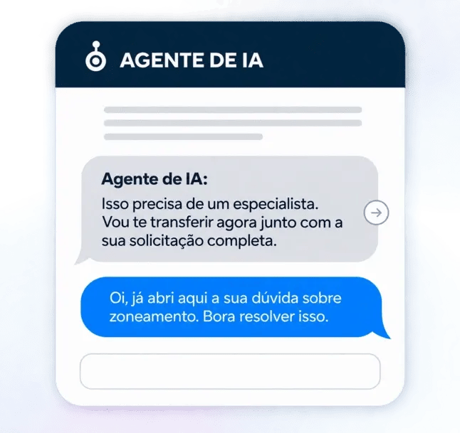 Encaminha com todo o contexto