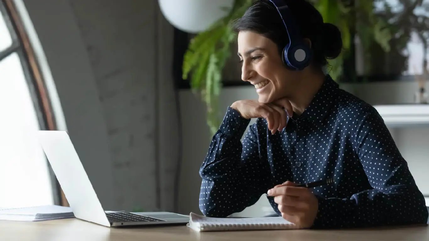 Happy Agent On Laptop