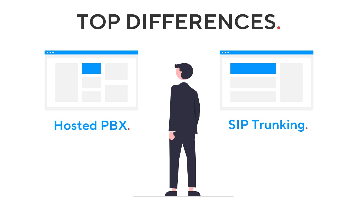 Hosted PBX vs SIP Trunking Top Differences