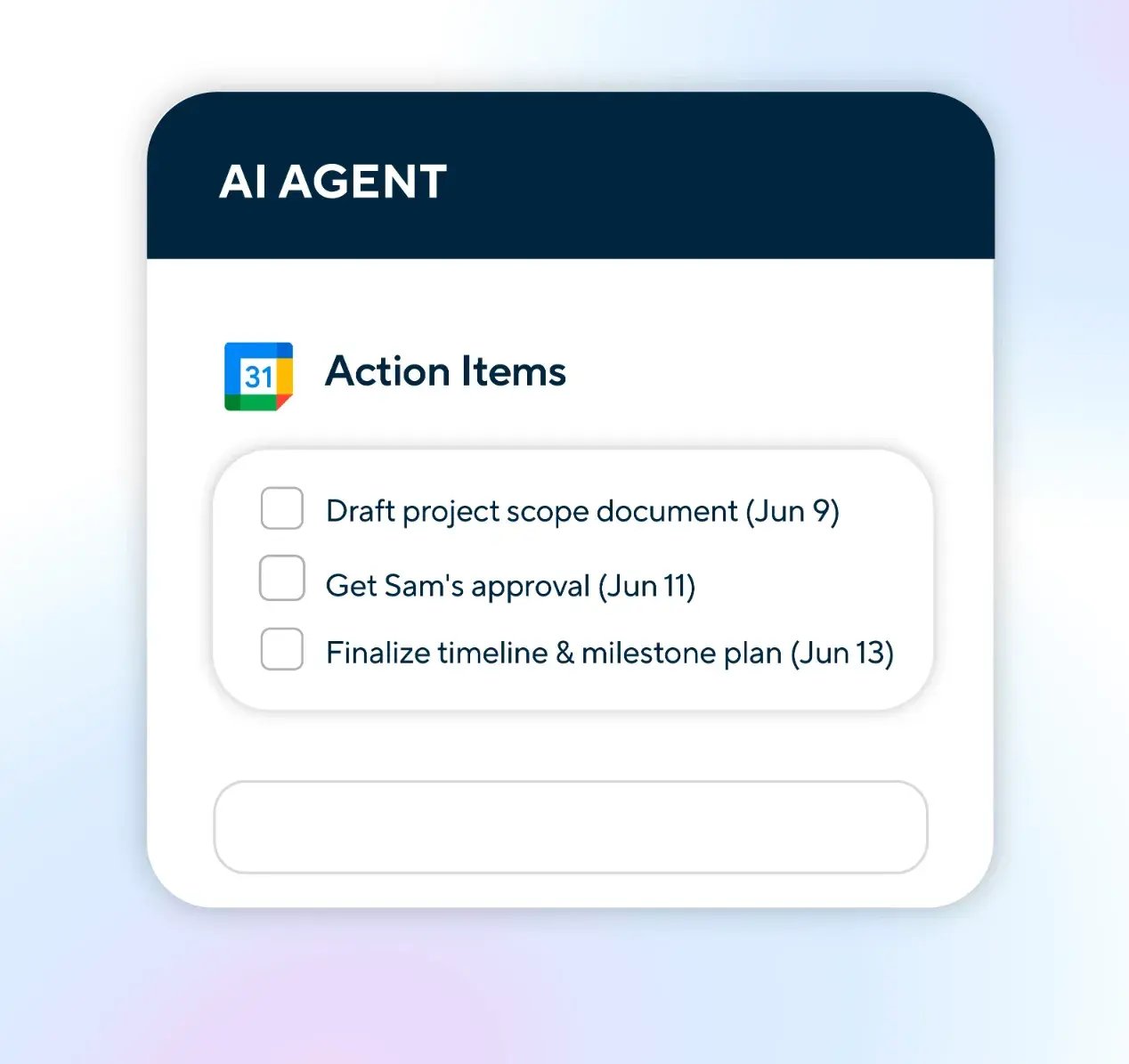 Integrations AI reminders
