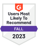 Most Likely To Recommend Fall 2023