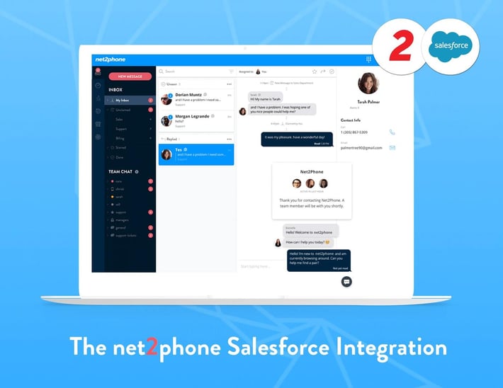 net2phone and Salesforce VoIP Integration