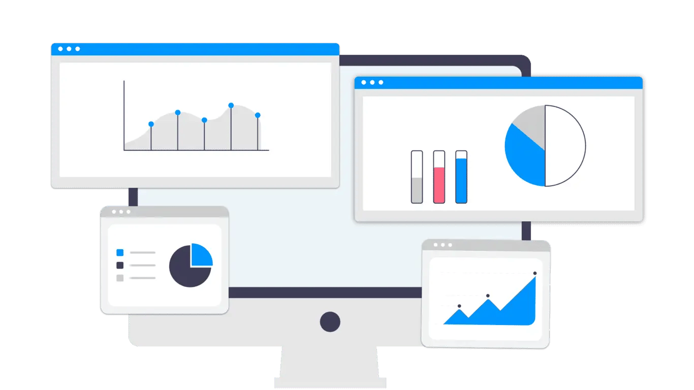 data analytics screens 