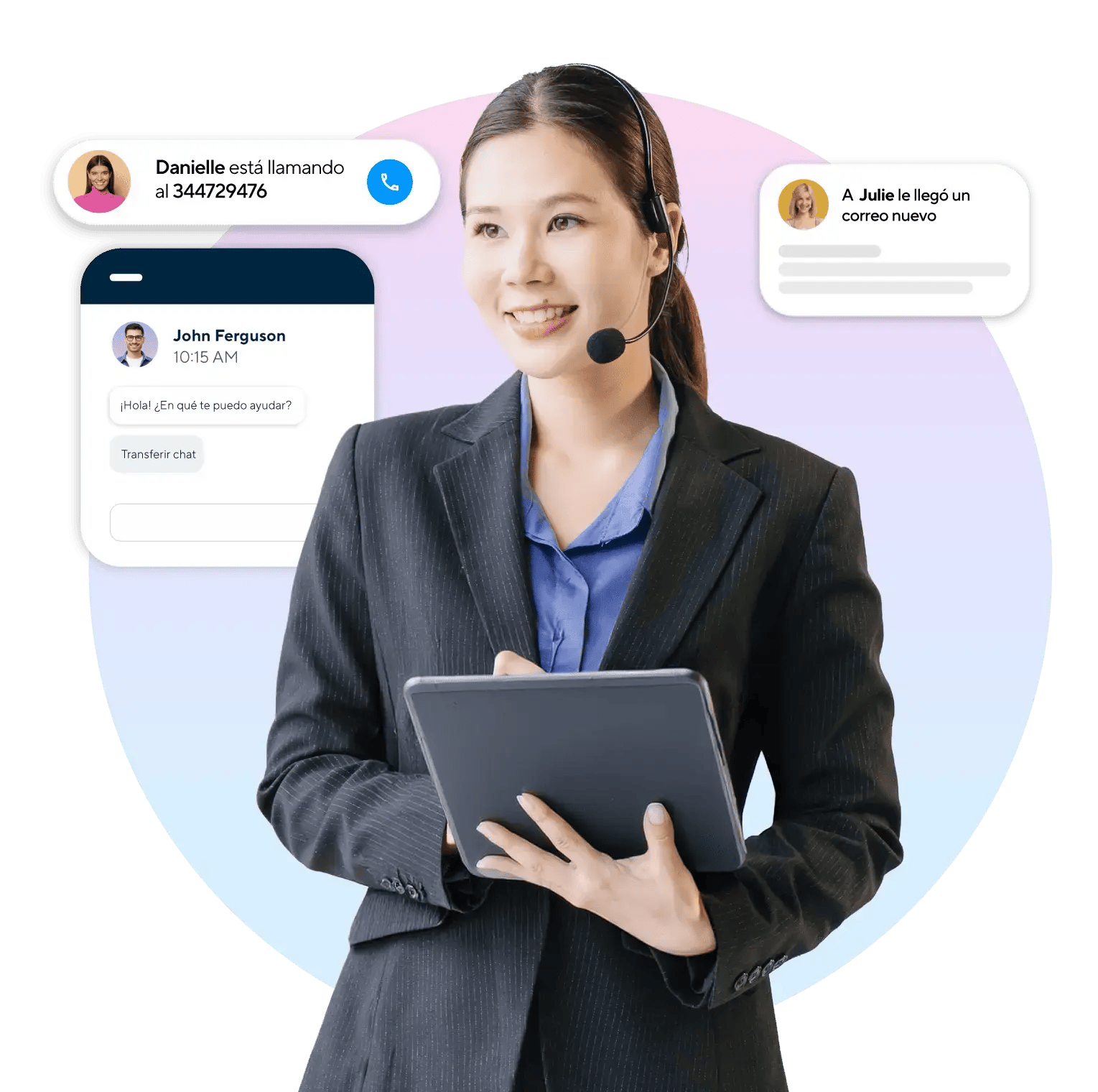 Solución de contact center en la nube para bpo