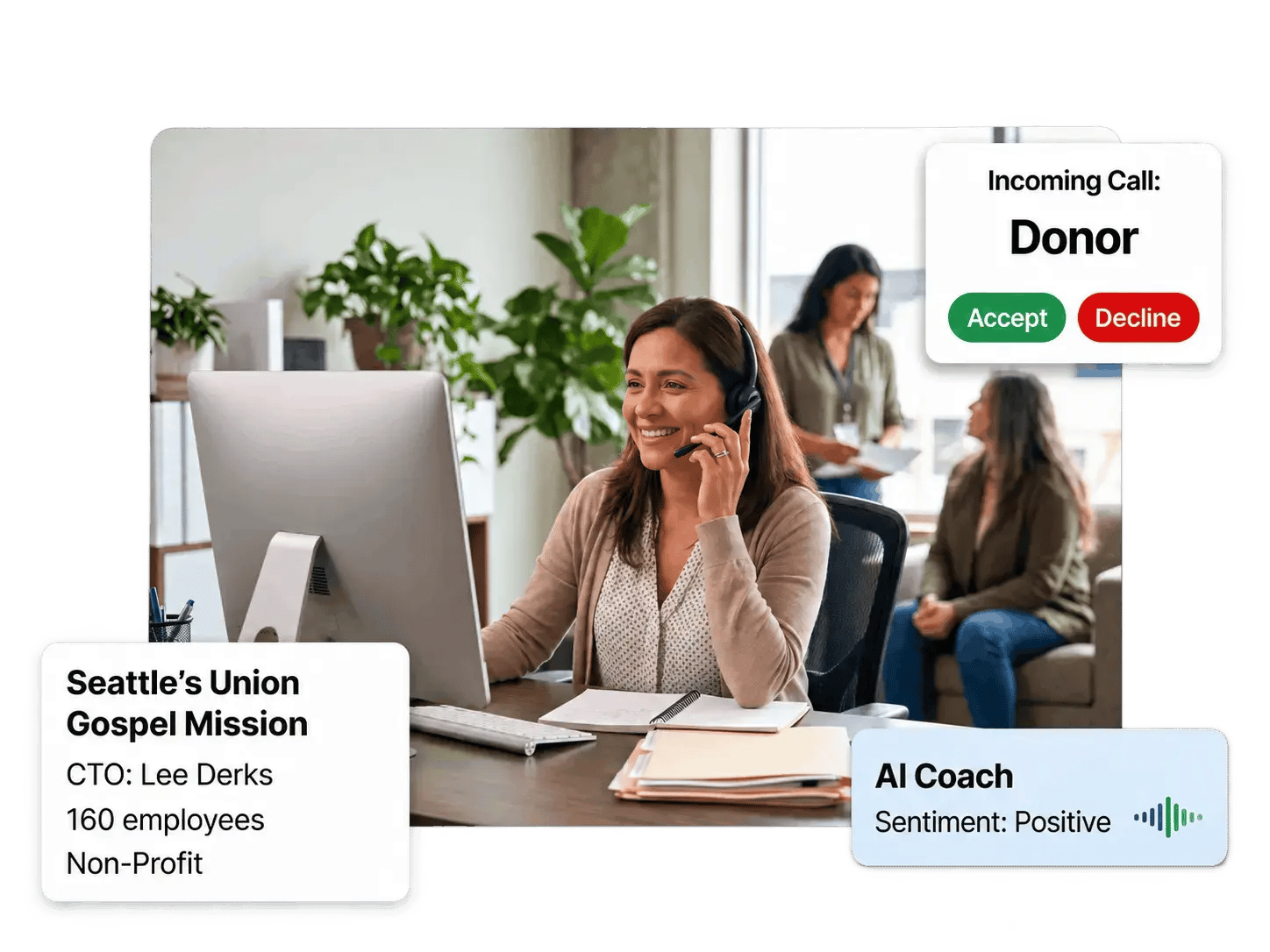 AI-Powered Donations Call Center 