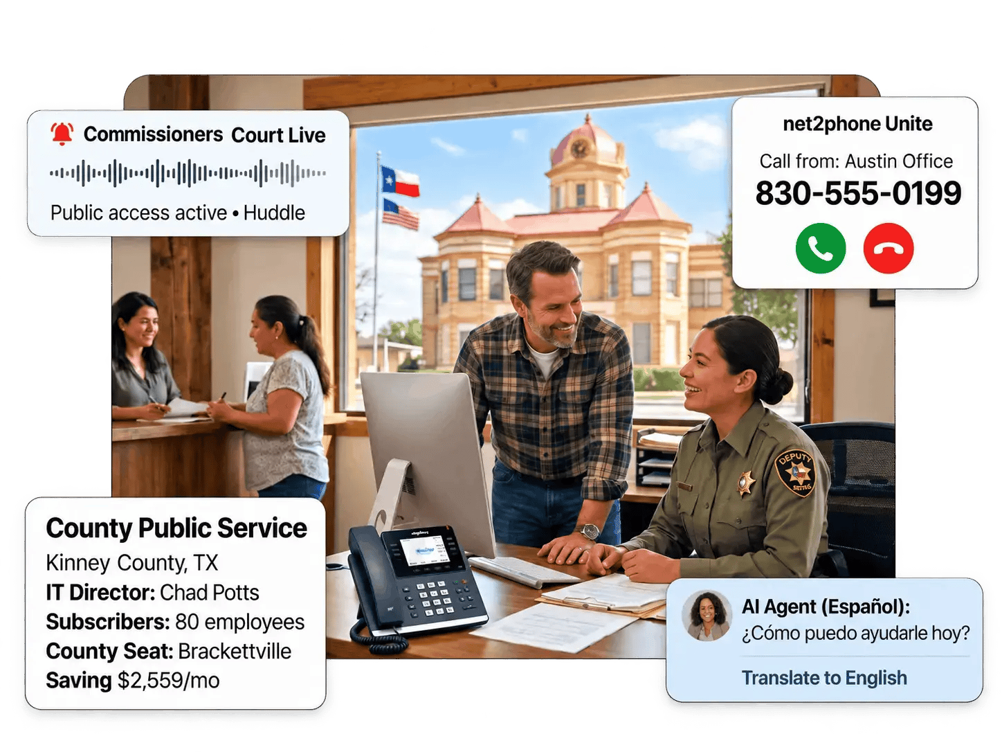 County Public Service Telephone System Case Study