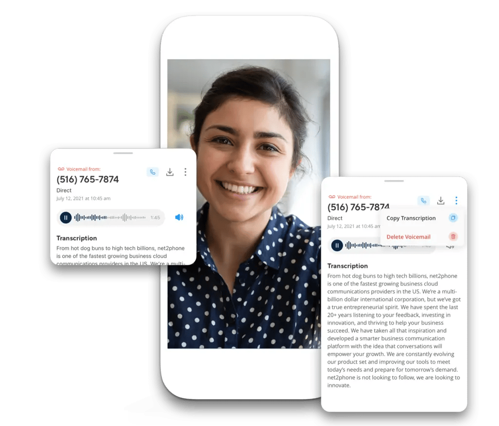 VoiceMail and Transcriptions