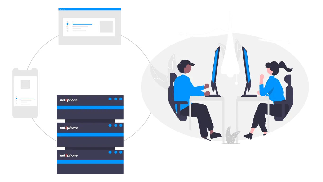 SIP trunking integrated in the office phone system