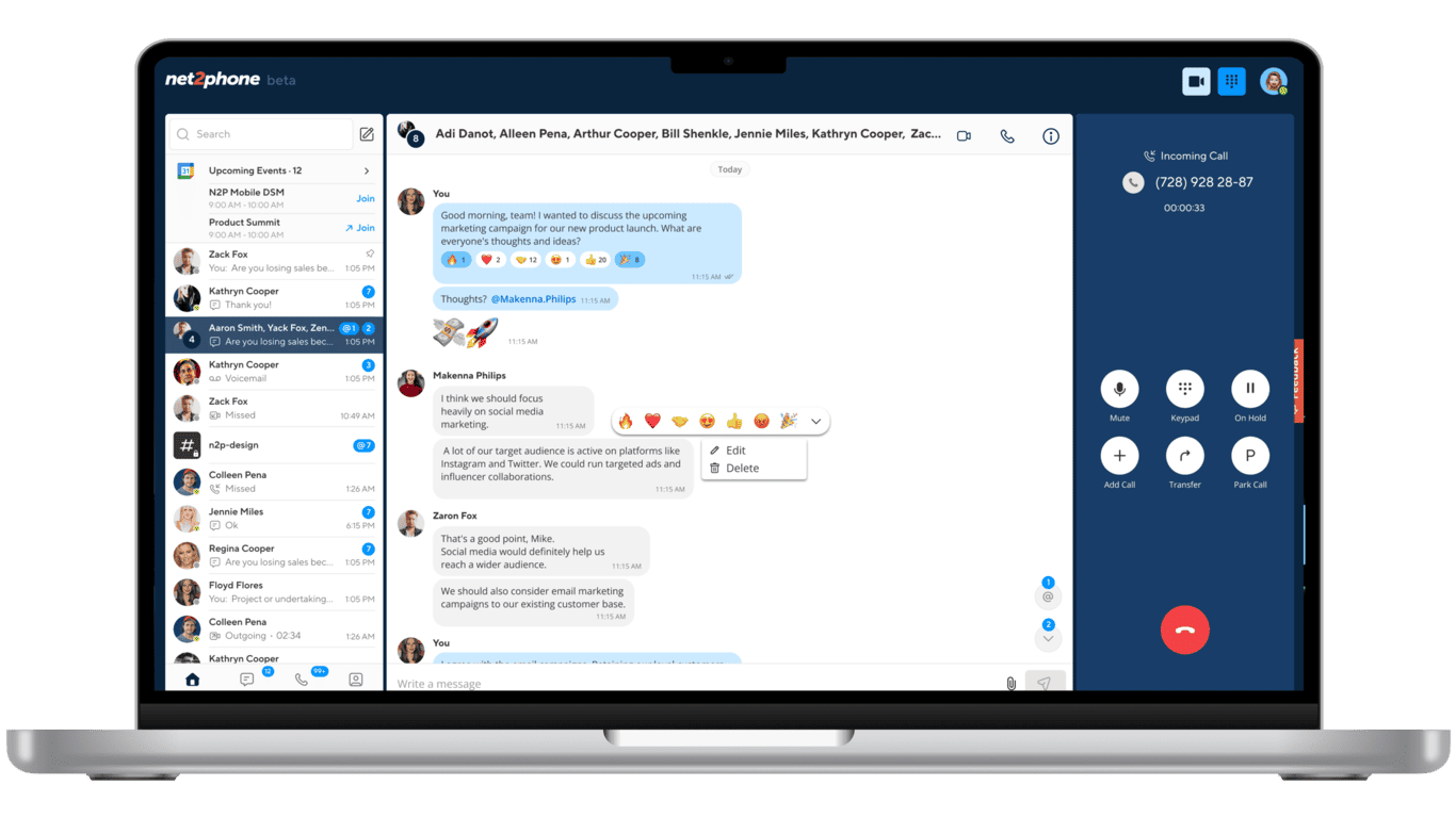 Business SMS and Text Messaging Built-In | net2phone