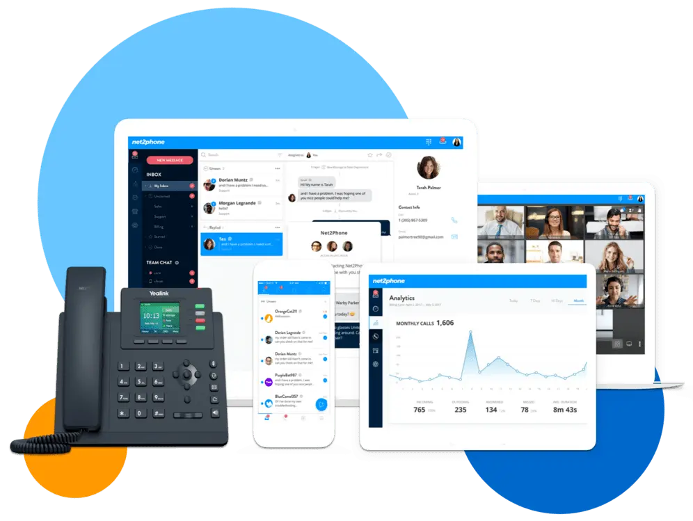 Business phone systems interface