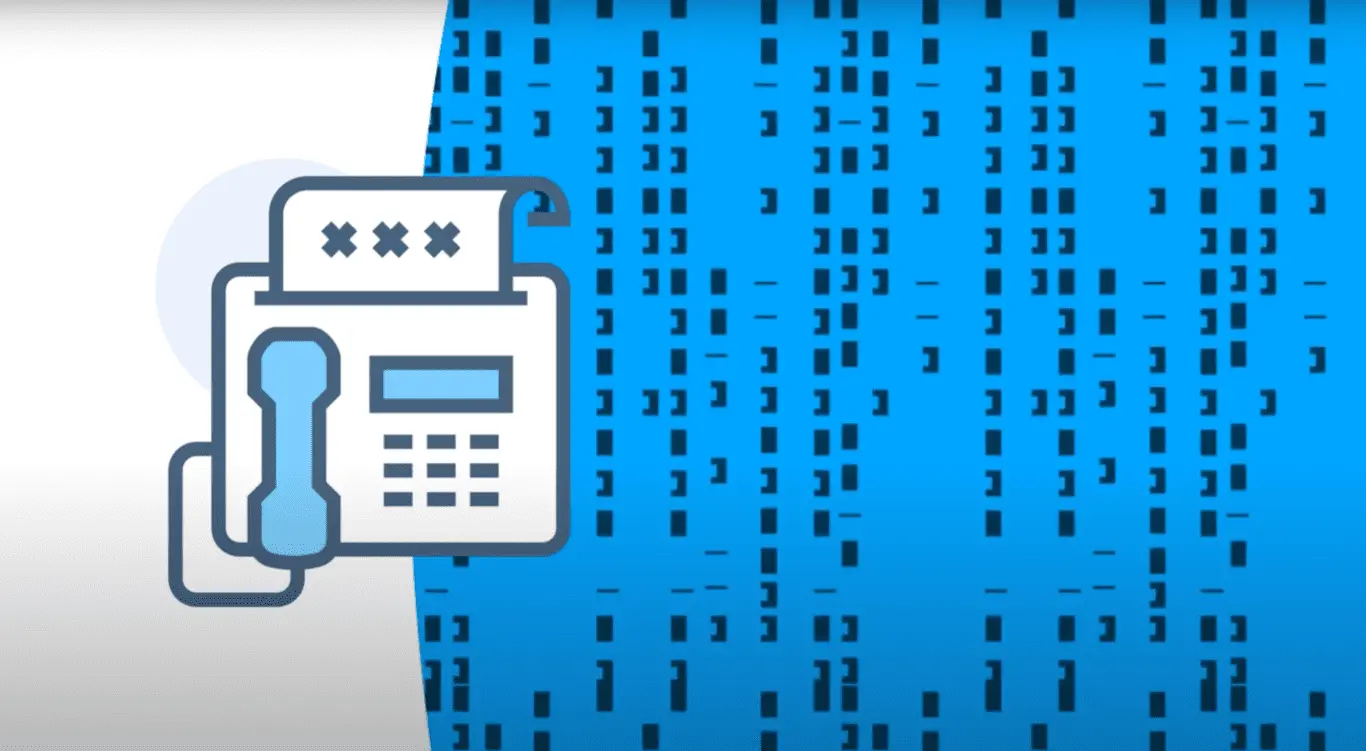 Encrypted virtual fax