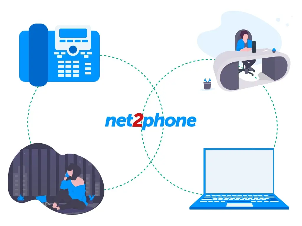 net2phone's VoIP solution connects administrators and patients