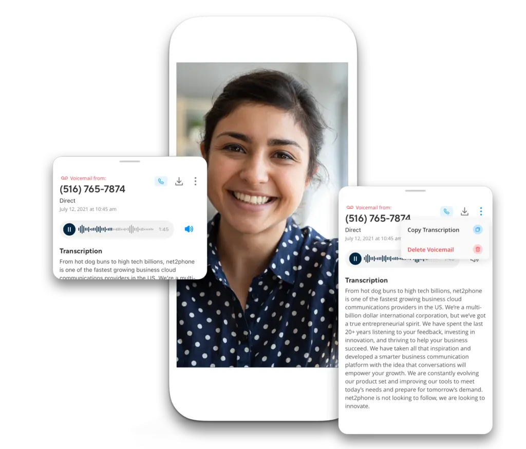 VoiceMail and Transcriptions