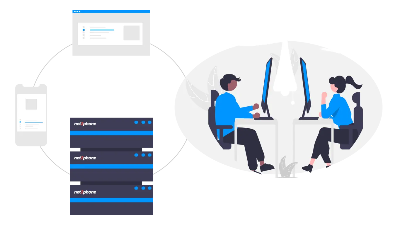 SIP trunking integrated in the office phone system